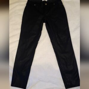 Calvin Klein Leather Skinny Dress Pants Sz 6
